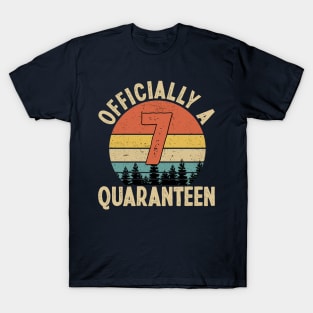 officially a quaranteen 7th birthday T-Shirt